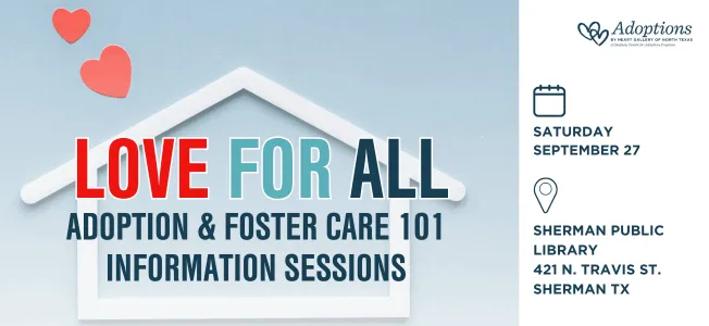 Foster Care & Adoption Info Session – Sherman Public Library