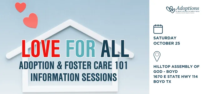 Foster Care & Adoption Info Session – Hilltop Assembly of God – Boyd