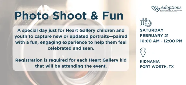 Photo Shoot & Fun Day – KidMania Fort Worth 2/21/26