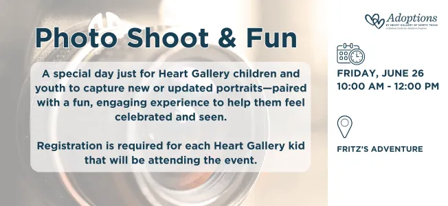 Photo Shoot & Fun Day – Fritz’s Adventure 6/26/26
